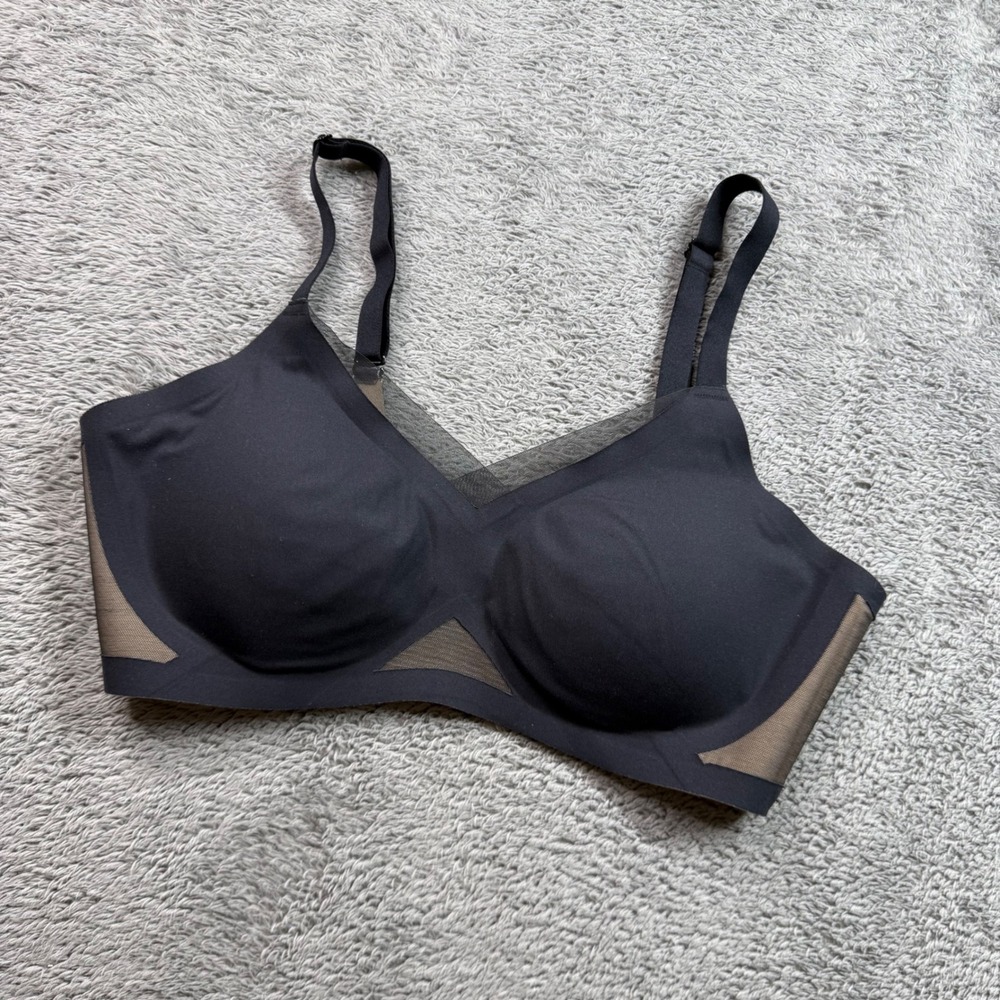 Honeylove CrossOver Lace Bra in Black